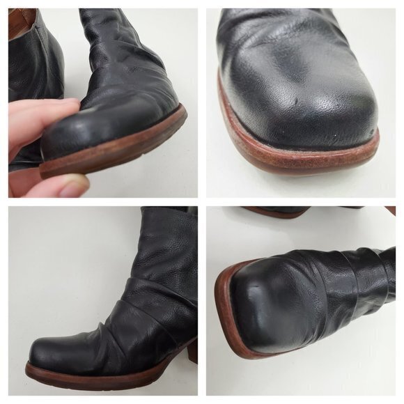 Korkease Booties 7 M Kissel Boot Leather Black Bro - Picture 5 of 8